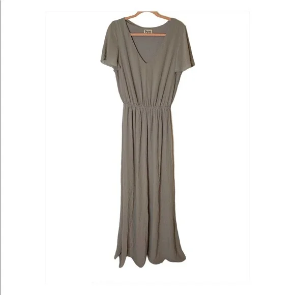 Show me your mumu Michelle flutter dove grey maxi - Picture 4 of 6